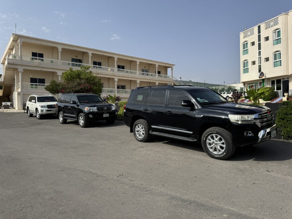 Security vehicles in Somaliland.